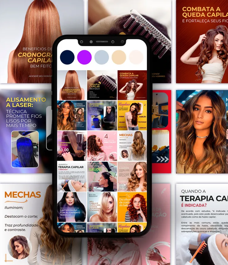 Ultra Pack Canva Cabeleireira